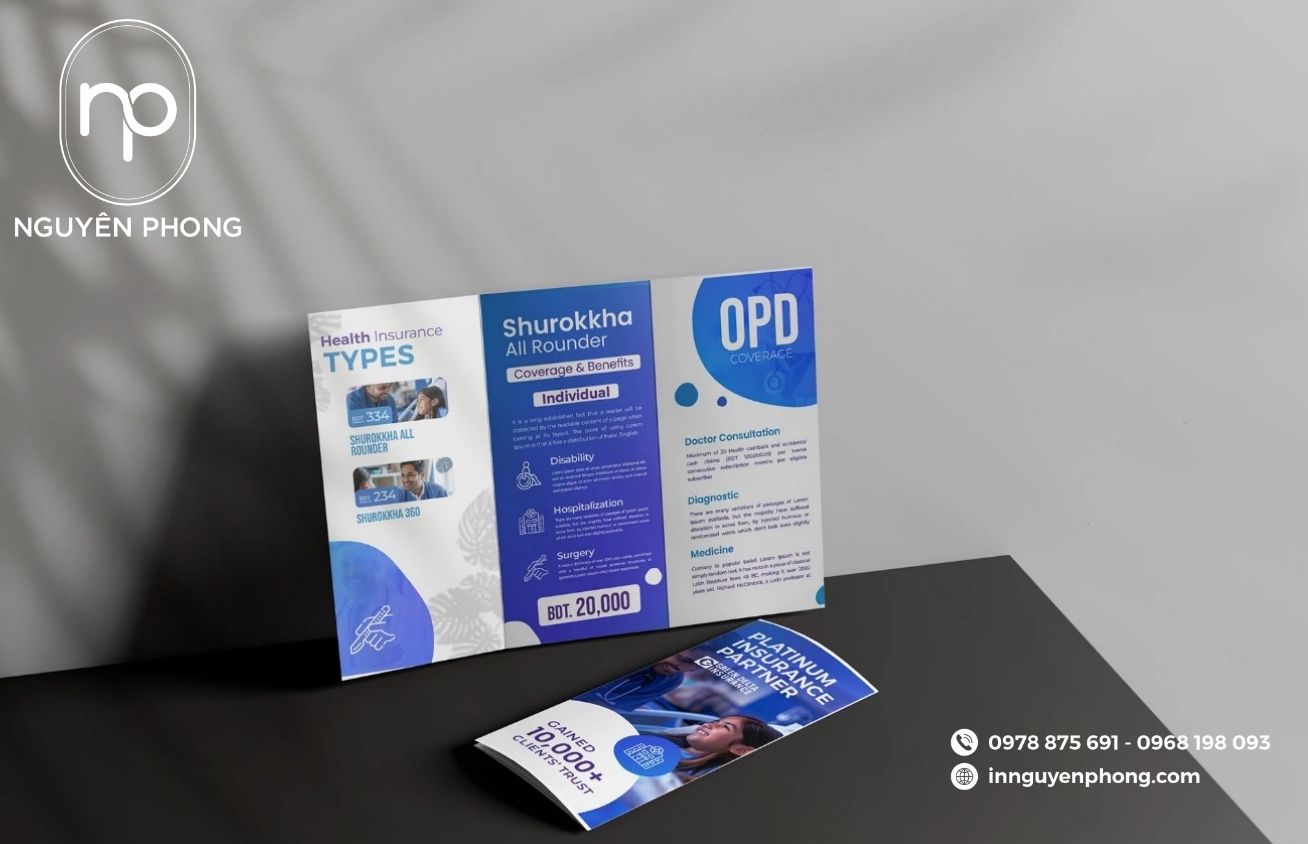 In tờ rơi bảo hiểm xã hội sáng tạo